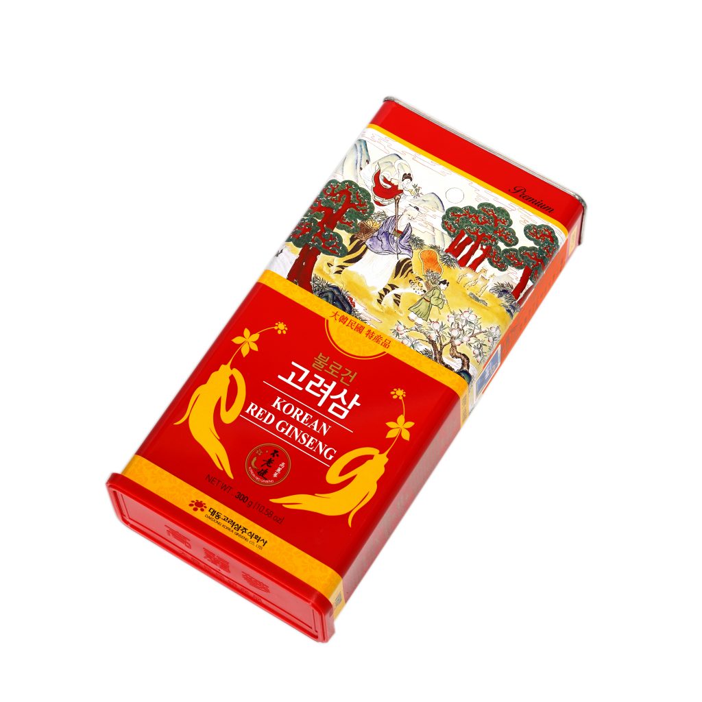 Hồng Sâm Củ Khô Hộp Thiếc HQ (PREMIUM)