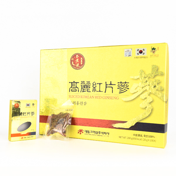 Hồng Sâm Khô Thái Lát